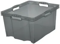 keeeper Boîte de rangement "franz", 24 litres, crystal-grey