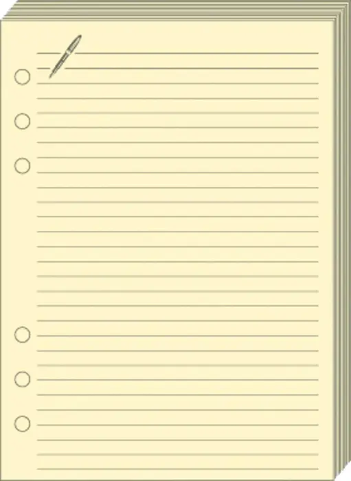 Quo Vadis - Recharge Organiseur - FICHES NOTES T29 Ivoire - 21x29,7 cm - Papier Clairefontaine ivoire