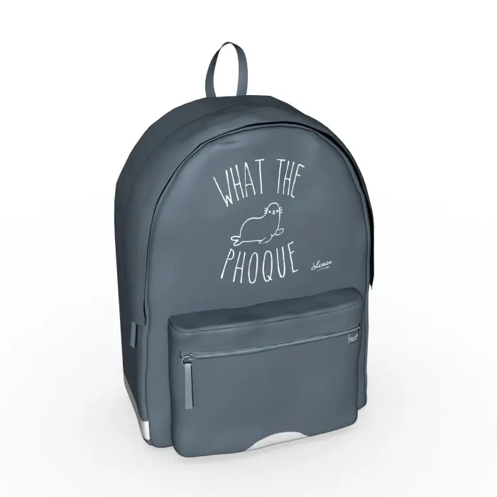 Quo Vadis - Sac à dos - Shaman - 28x40x13 cm - Toile (polyester) - Phoque - PROMO