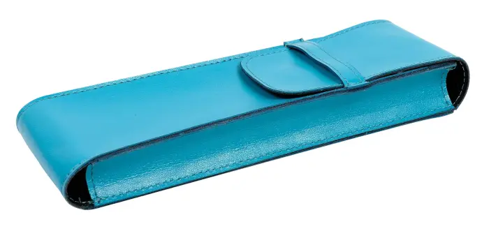 Quo Vadis - Trousse - Satiny - 22x06x2,5 cm - Cuir pleine fleur de vachette