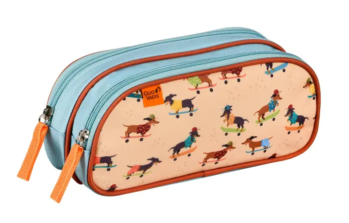 Quo Vadis - Trousse scolaire - Animascot - Toile (polyester) - PROMO