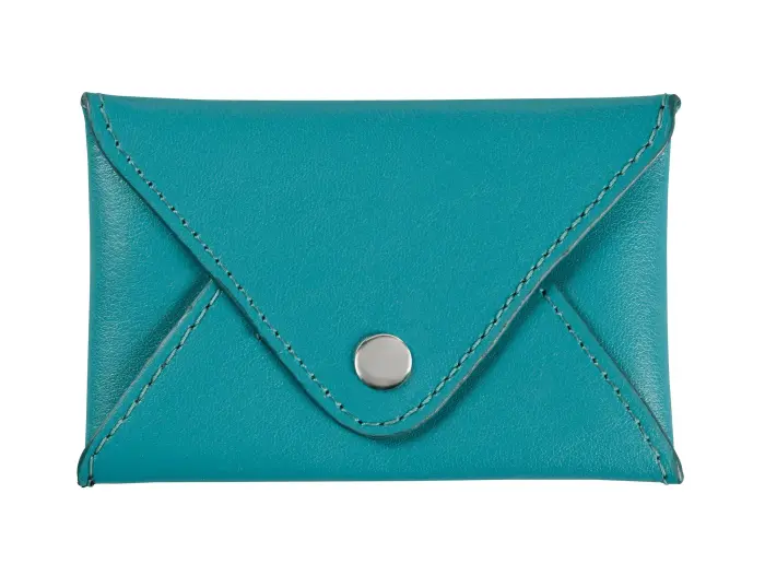 Quo Vadis - Porte-cartes de visite - Satiny - 10x6,5 cm - Cuir pleine fleur de vachette