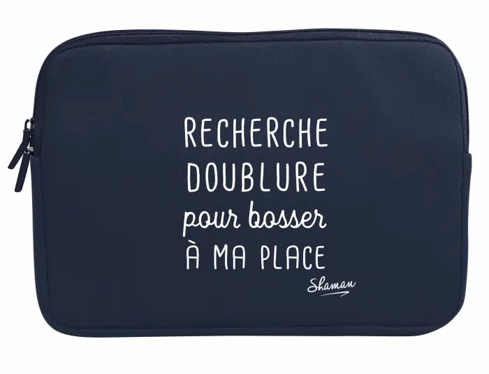 Quo Vadis - Housse ordinateur - Shaman - 34x23,5x2,5 cm - Toile (polyester) - Recherche doublure - PROMO