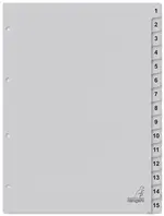 kangaro Intercalaire carton ECO, chiffres 1-15, 15 pièces
