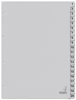 kangaro Intercalaire carton ECO, chiffres 1-20, 20 pièces