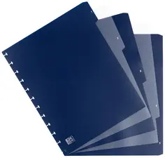 Oxford Intercalaires vario-zipp, 5 touches, 245 x 316 mm