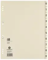 Oxford Intercalaires, 240 x 300 mm, imprimé 2 faces, chamois