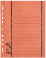 Oxford Intercalaire avec perforation, A4 extra large, orange