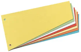 herlitz Intercalaires, trapézoidal, A4, carte lustrée