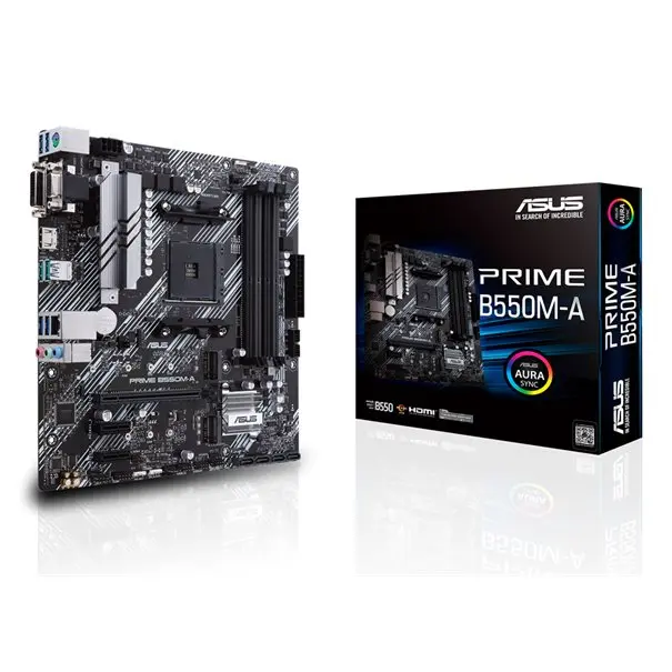 ASUS PRIME B550M-A AM4 B550/HDMI-DVI-VGA/M.2/µATX