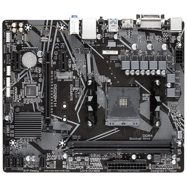 GIGA A520M H AM4/DDR4/µATX