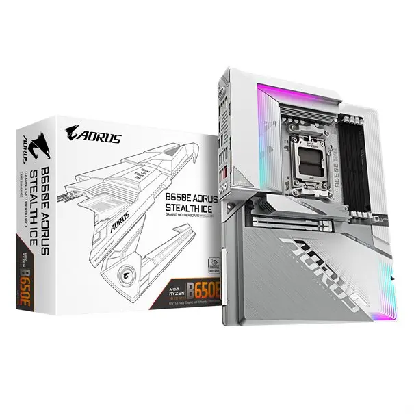 GIGA B650E AORUS STEALTH ICE AM5/DDR5/ATX