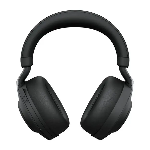Jabra Headset Evolve2 85 Link 380a UC Stereo ANC Schwarz BT 3,5mm Stecker, Geräuschisolierung, Schwarz