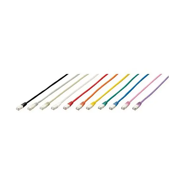 Kabel LAN S/FTP (Patchkabel) CAT6 0.25m white