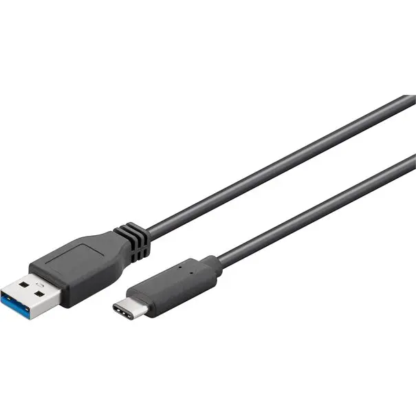Câble USB-C <=> USB-A 3.0  0,5m black