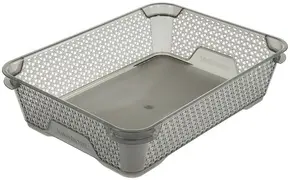 keeeper Corbeille de rangement "mirko", A5, crystal-grey