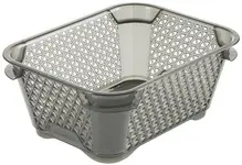 keeeper Corbeille de rangement "mirko", A7, crystal-grey