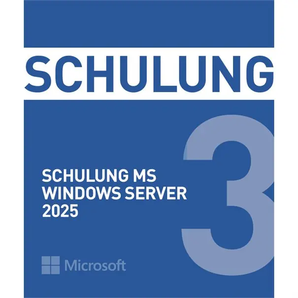 Schulung MS Windows Server 2025 Termin:  30.11.26 - 02.12.26