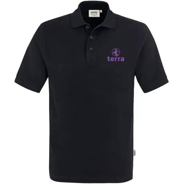TERRA Poloshirt, black - size: XXXL