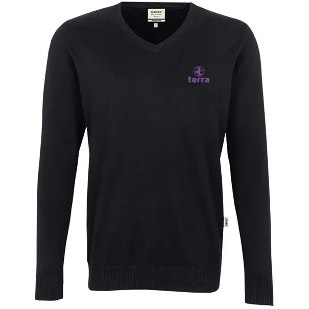 TERRA Pullover V-Ausschnitt [black] Men XXL