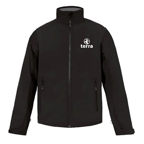 TERRA Softshell Jacke (Herren) - Schwarz Gr.: M