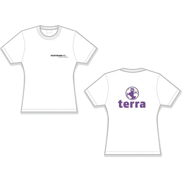 TERRA T-Shirt Blanc Taille L (Femmes)