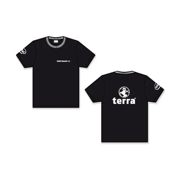 TERRA T-Shirt Noir Taille L (Hommes)
