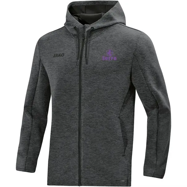 W TERRA Kapuzenjacke - 42 [DAMEN] anthrazit meliert