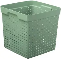 NHG Bac de rangement SEOUL BASKET XL, PP, vert