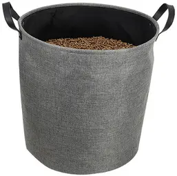 EDA Sac pellets, en feutre, 60 litres, gris foncé