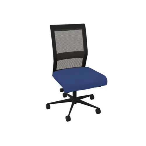 Siège Coach assise tissu Bondaï bleu marine dossier résille mécanisme synchrone confort