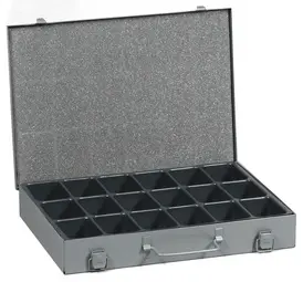 allit Mallette à petites pièces EuroPlus Metall 34/18, gris