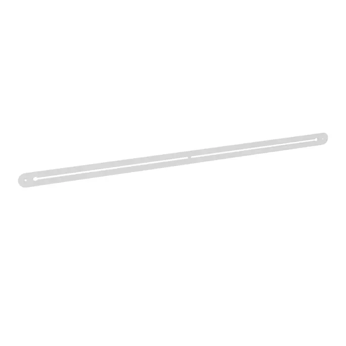 Rail pour suspension accessoire Solange L. 140 cm métal lisse blanc