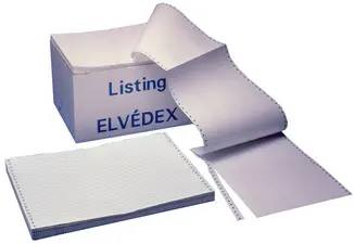 ELVE Papier listing, en continu 240 mm x 11" (27,94 cm)