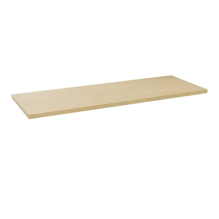 Top d’armoire L. 120 cm décor mélamine Chêne naturel