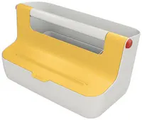 LEITZ Boîte de rangement portable Cosy, gris clair/gris
