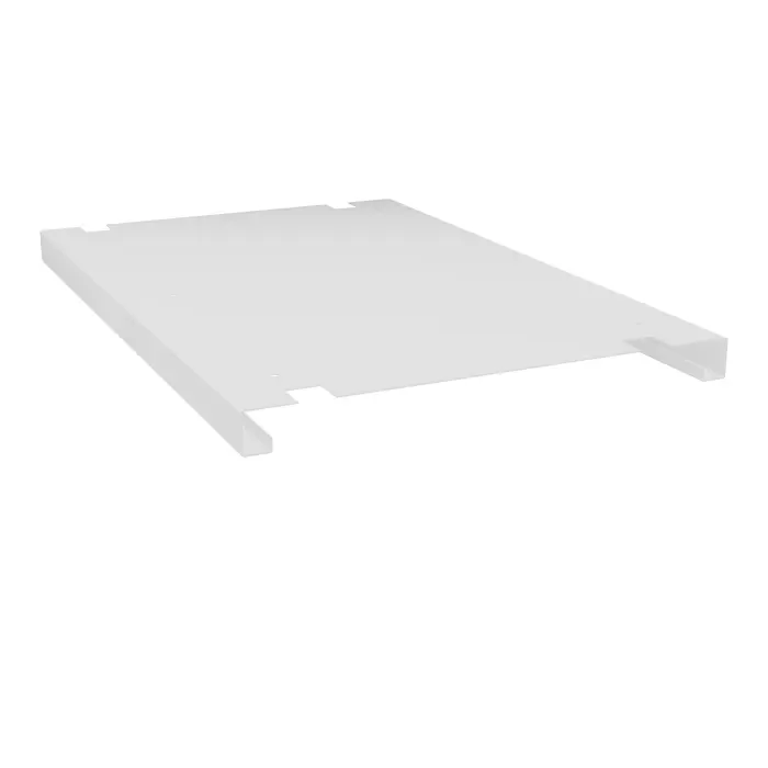 Tablette support dossiers suspendus L. 550 mm pour caisson individuel Gustave P. 70 cm métal lisse blanc