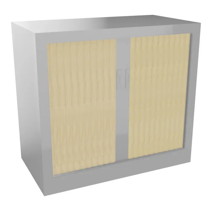 Armoire à rideaux H. 72,6 x L. 80 x P. 43 cm  - équipée de 1 tablettes