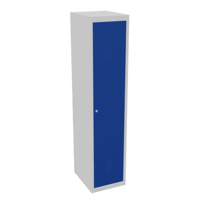 Vestiaire démontable Industrie salissante Départ - L. 40 cm - corps gris porte bleu