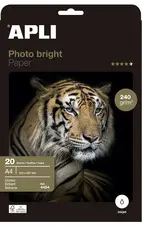 APLI Papier photo bright, A4, 240 g/m2, brillant