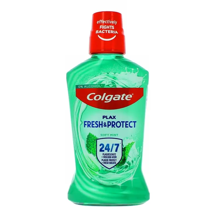 COLGATE PLAX BAIN DE BOUCHE FRESH & PROTECT SOFT MINT 500ML