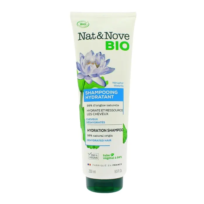 NAT&NOVE BIO SHAMPOOING CHEVEUX DESHYDRATES NENUPHAR 250ML