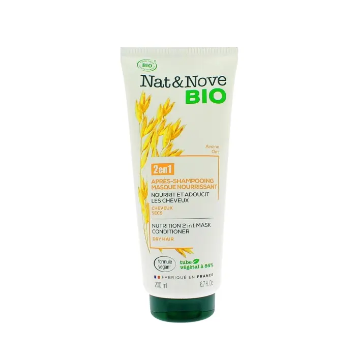 NAT&NOVE BIO APRES-SHAMPOOING CHEVEUX SECS  200 ML