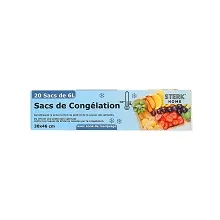 STERK HOME SACS CONGELATION 3L 25x32CM 30PCS