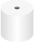 kangaro Rouleau de caisse, 57 mm x 46 m x 12 mm, blanc