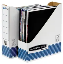 Fellowes Porte-revues BANKERS BOX SYSTEM, bleu