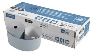EXACOMPTA Bobine thermique Safecontact, 80 mm x 76 m, gris-