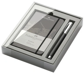 FABER-CASTELL Set d'écriture Ambition résine, noir