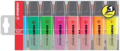 STABILO Surligneur "BOSS ORIGINAL", étui en PET de 6