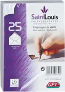 GPV Enveloppes de visite Saint Louis, 90 x 140 mm, blanc